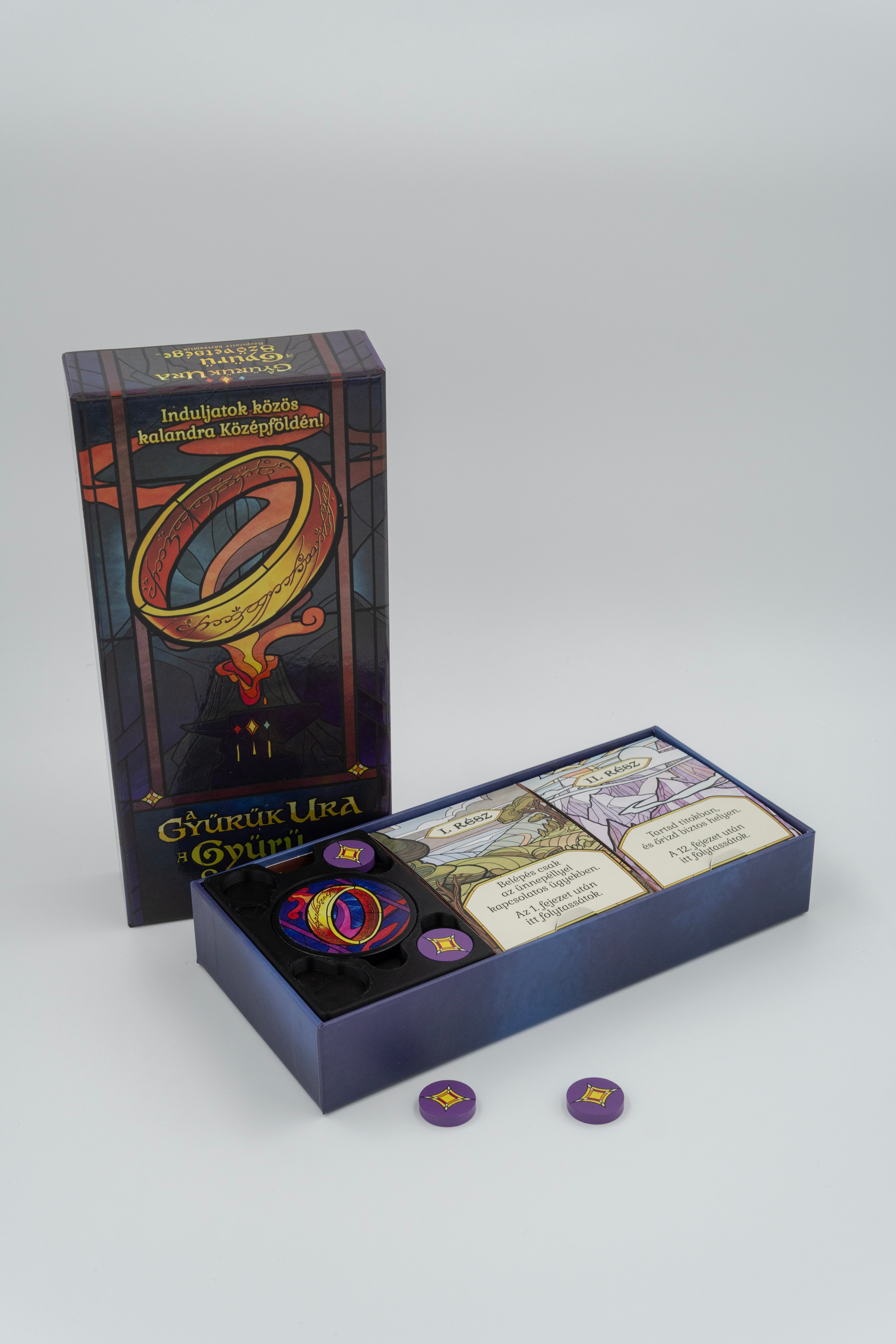 Gyűrűk ura társasjáték token tartó