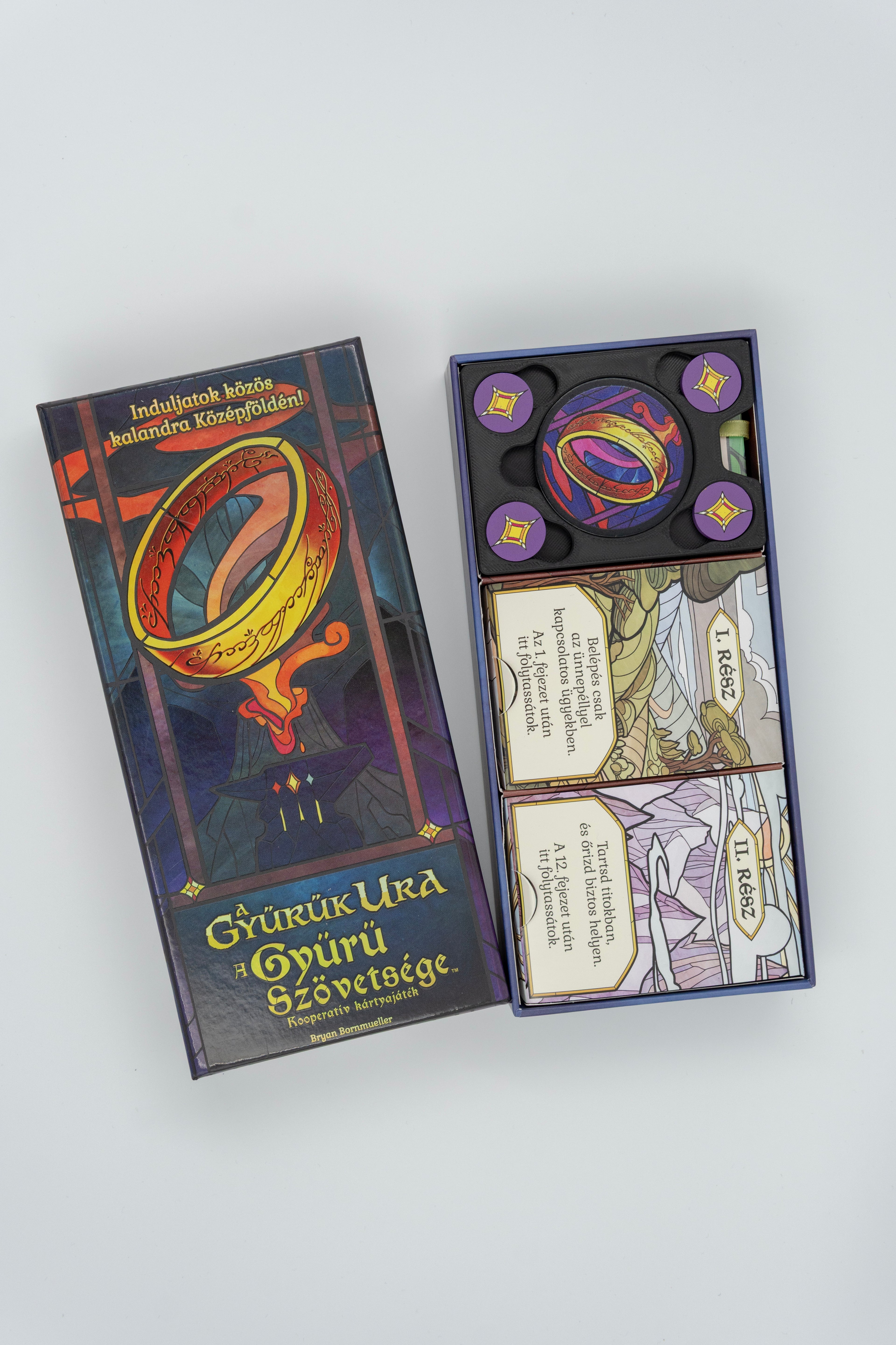 Gyűrűk ura társasjáték token tartó