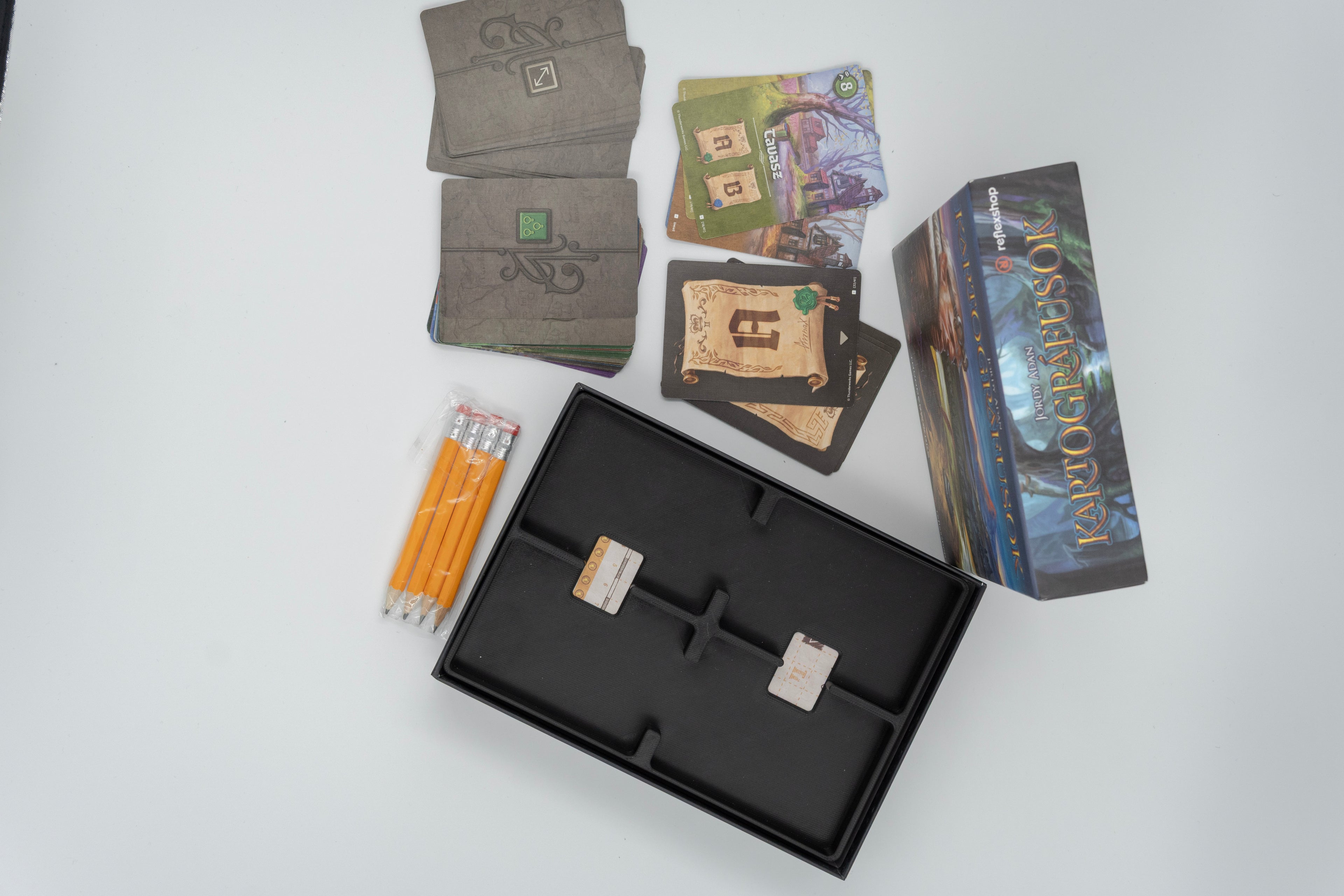 Kartográfusok társasjáték rendező