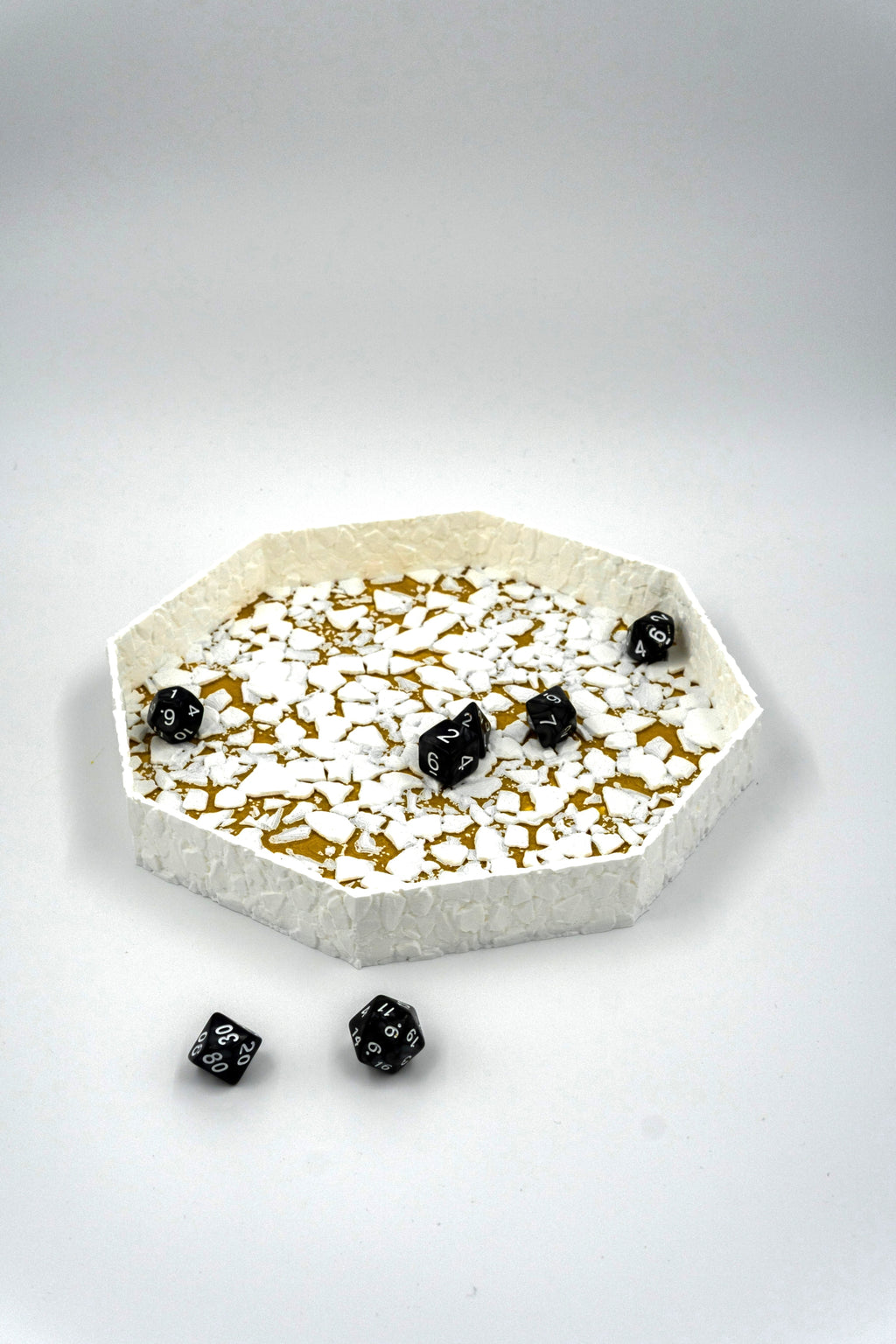 Aranybánya dobókocka tálca